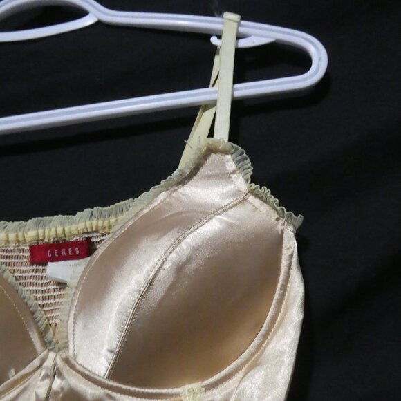 CERES | small | 100% Silk | Corset | Hook and Eye Fastened Front - Picture 5 of 15